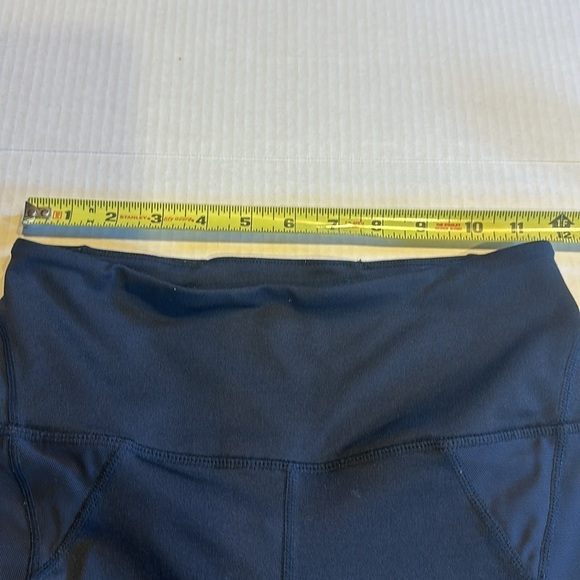 Free People Movement black side mesh leggings yoga pants with design high waist - Picture 4 of 8